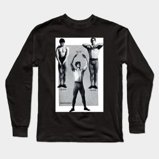 "Restoration": Early 1900s Physical Culture Positions Long Sleeve T-Shirt